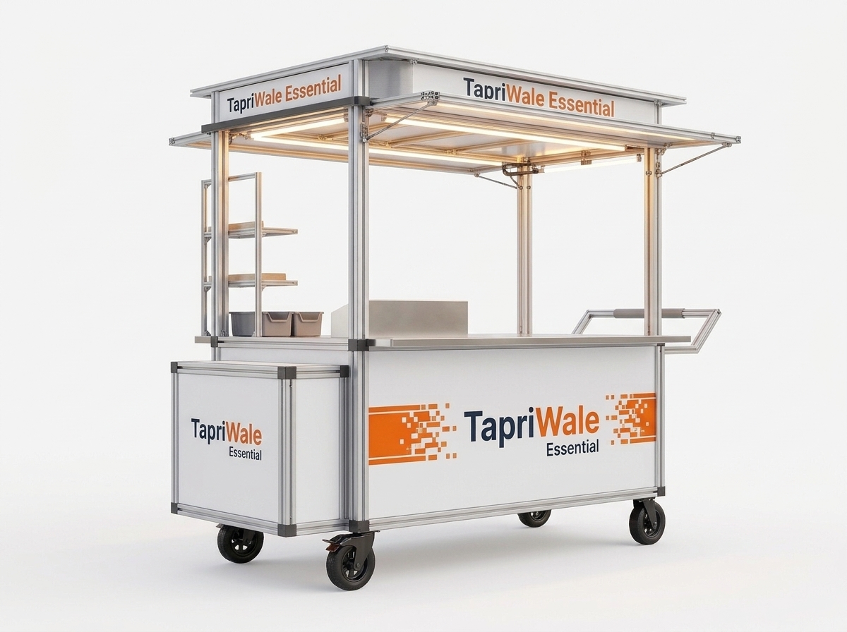 TapriWale Essential Manual Push Cart
